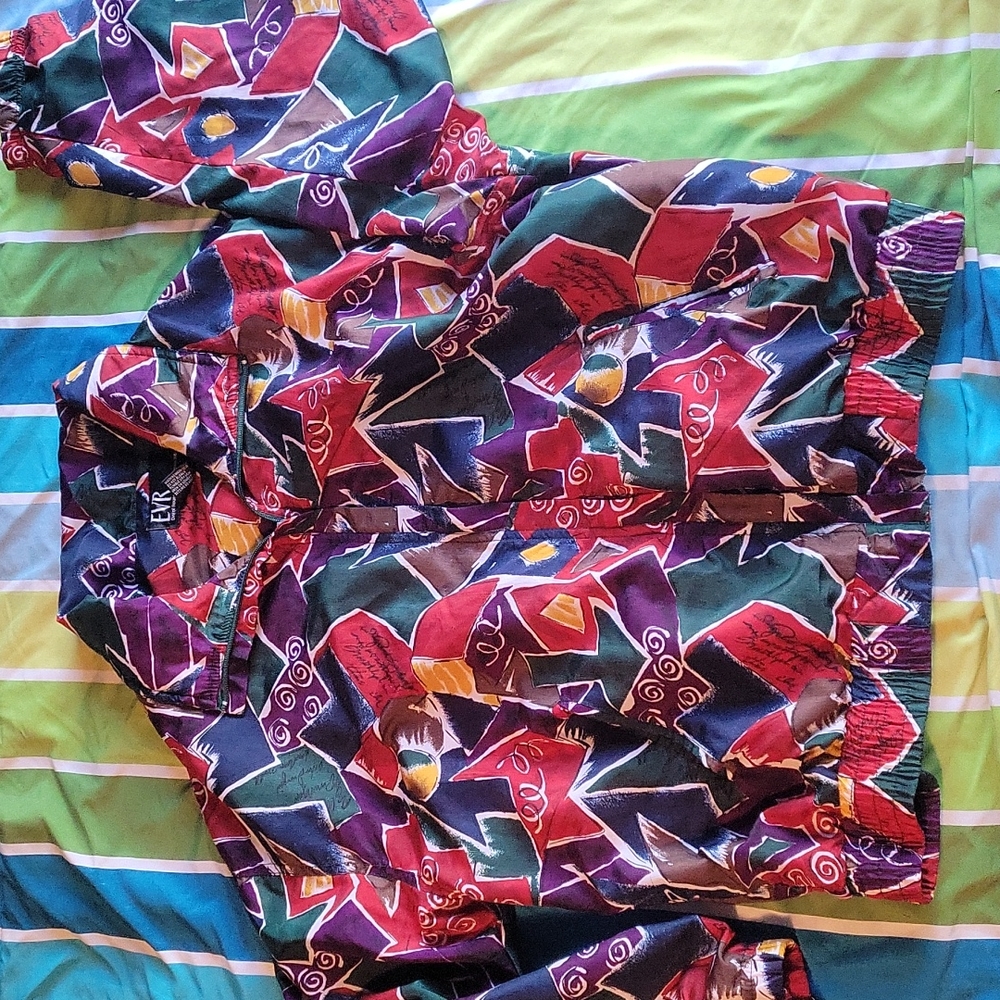 EVR Vinatge Colorful Geometric Jacket